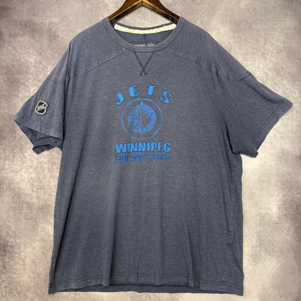 CCM NHL Winnipeg Jets Shirt Men's‎ 2XL Hockey Established